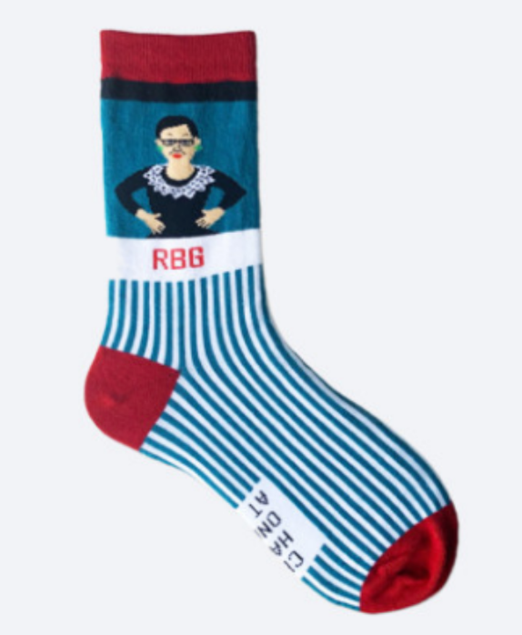RBG Blue Striped Socks